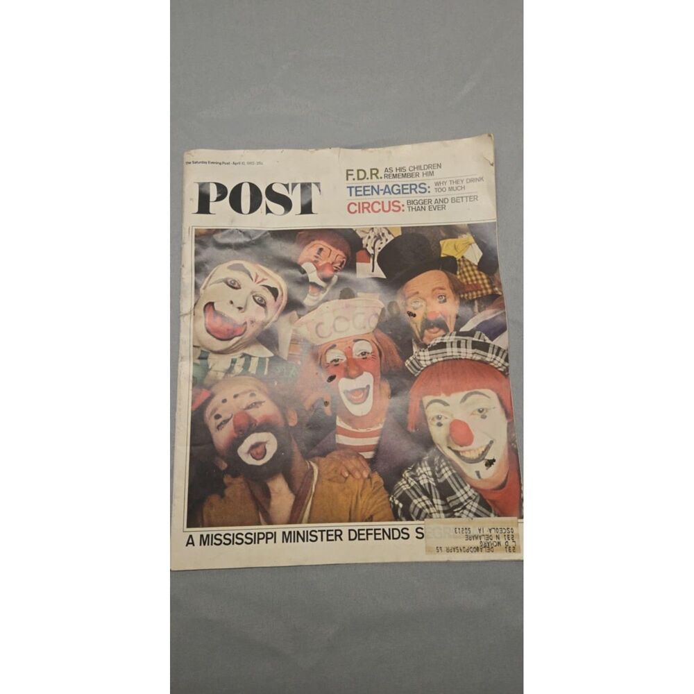 Vintage The Saturday Evening Post April 10, 1965 Mississippi Minister Defends